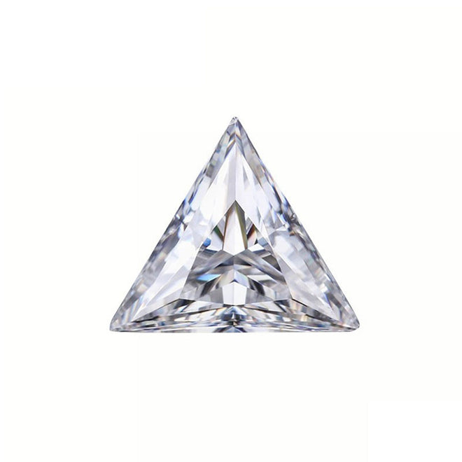 D Color Triangle Ring Moissanite loose diamonds