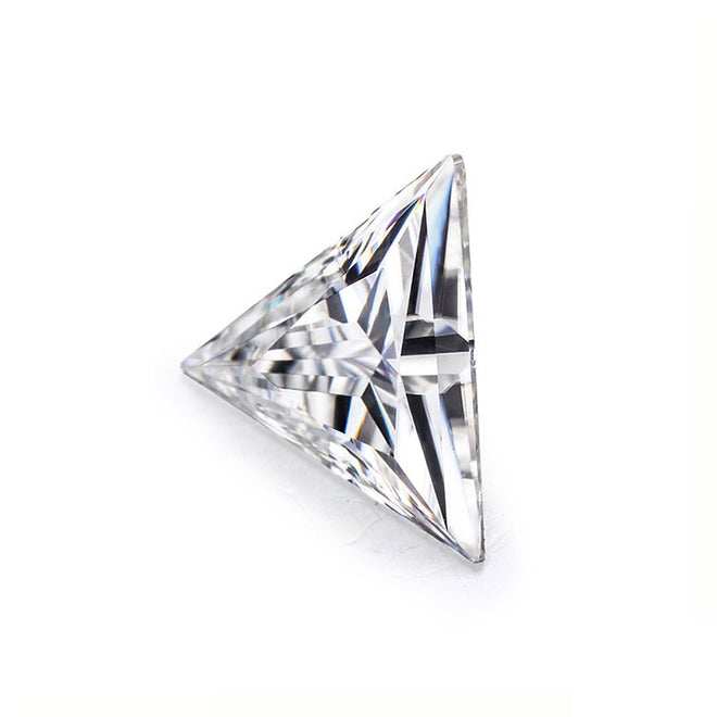 D Color Triangle Ring Moissanite loose diamonds