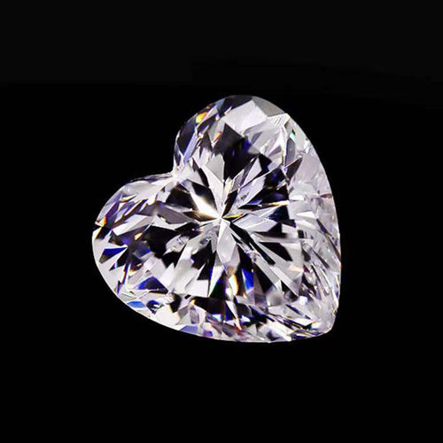 D Color Ultra White Heart-Shaped Moissanite Loose Diamonds
